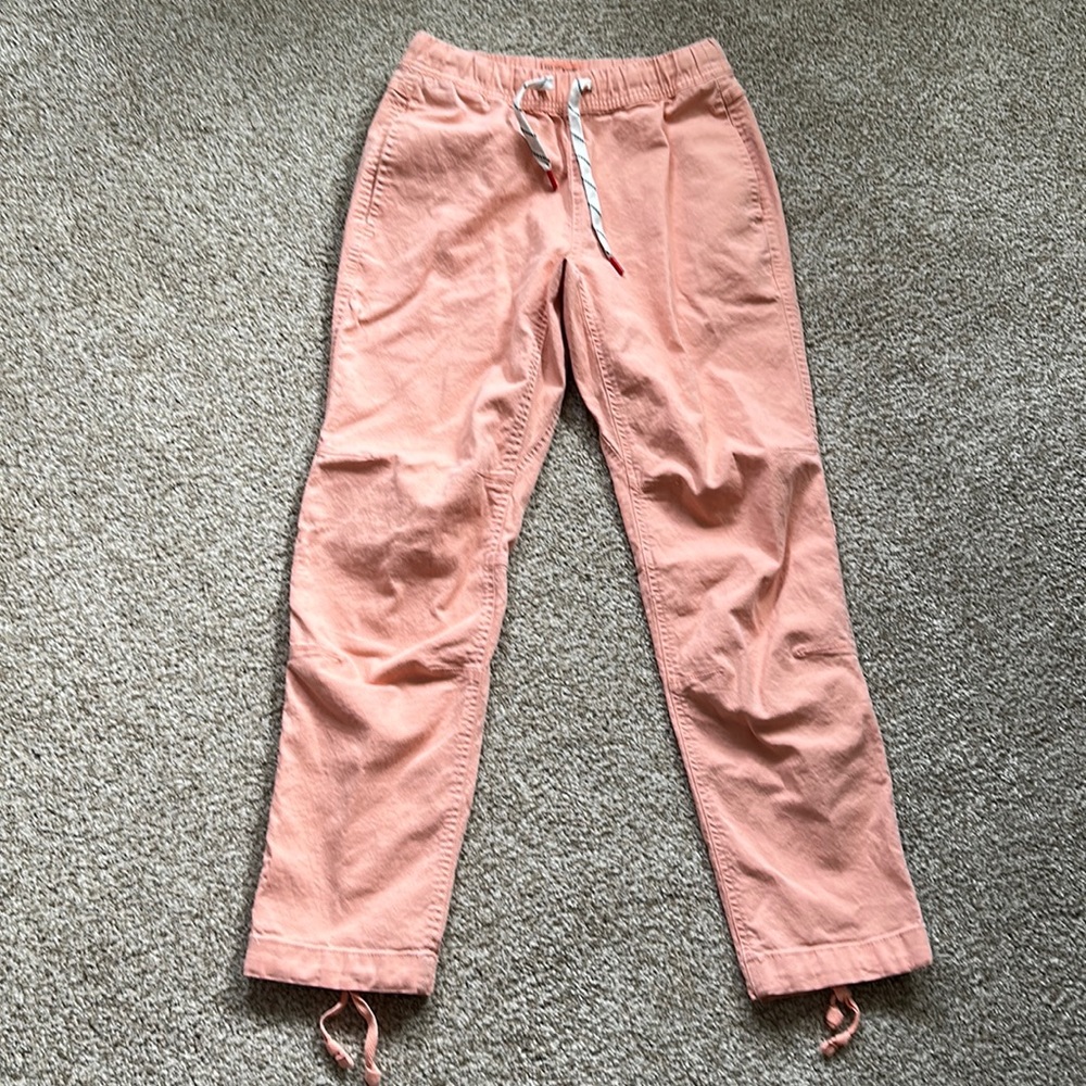 Women’s Drawstring Casual Pants - Peach Pink
